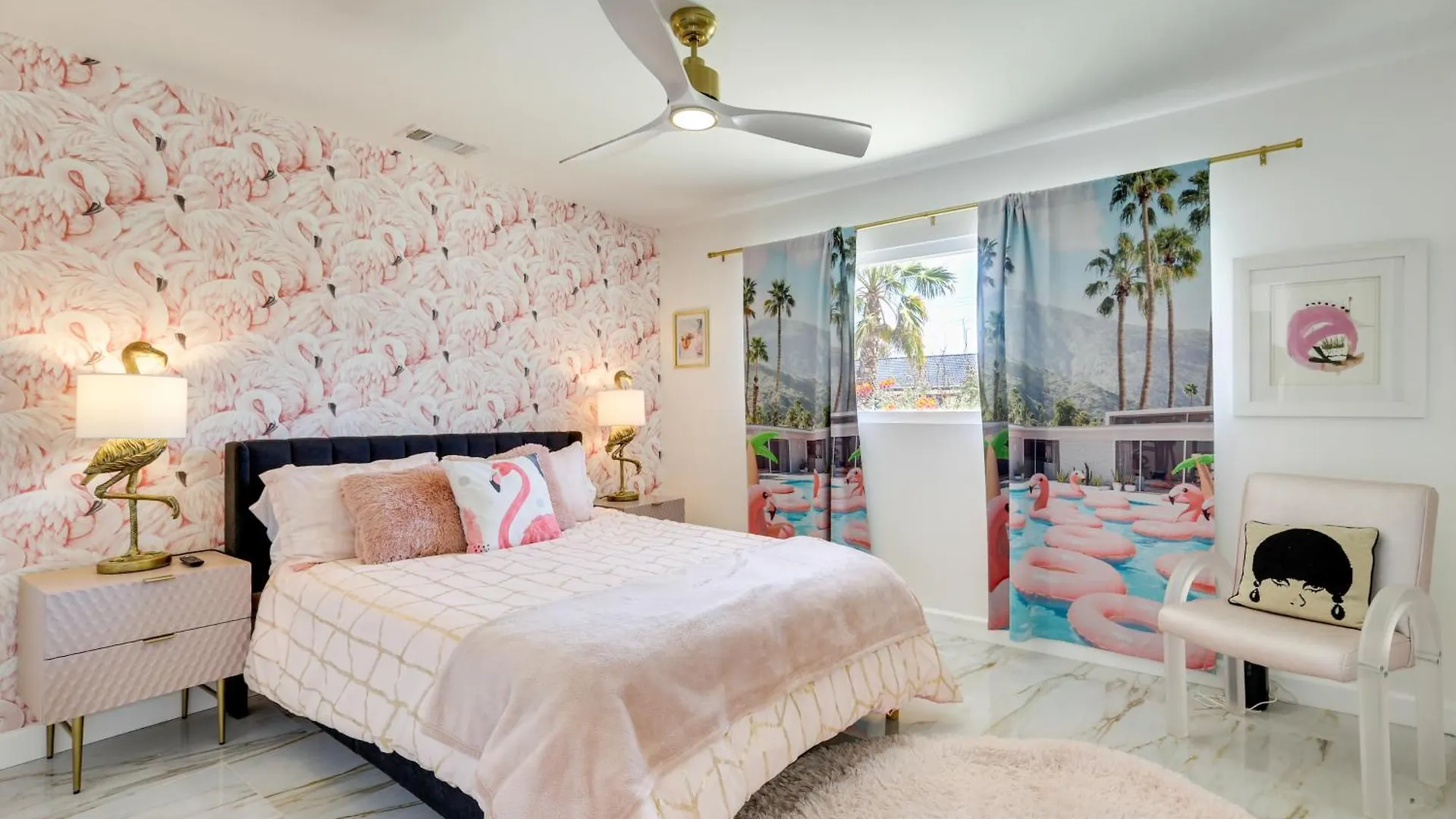 2 Mi To Dtwn Palm Springs Vibrant Home With Hot Tub 0*,